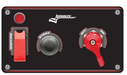 Longacre Racing - Black Ign / Start / Master Disc / 2 Acc com Flip & Pilot Lights (44871)
