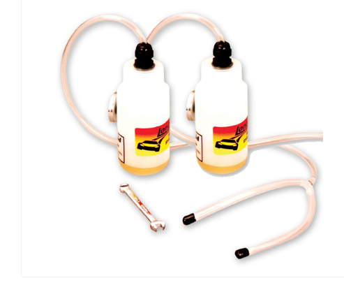 Longacre Racing - Kit de purga de botella de freno El kit incluye: 2 botellas de 8 oz. Botellas y mangueras de purga (45200)