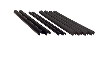 Longacre Racing - Kit de preenchimento da barra de rolagem preto (65135)