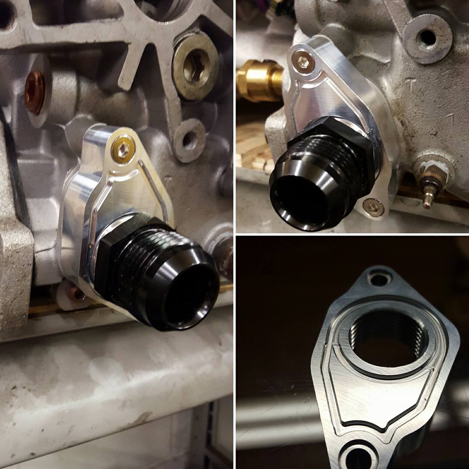 ColorFittings - Honda 1.6L GSR Water Neck to 12AN ORB Female Fitting