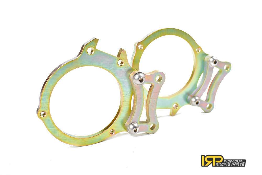IRP - Suporte da segunda pinça traseira (adaptador) (não BMW E46 M3, pinças traseiras BMW E39) (IRPRSCA-46)