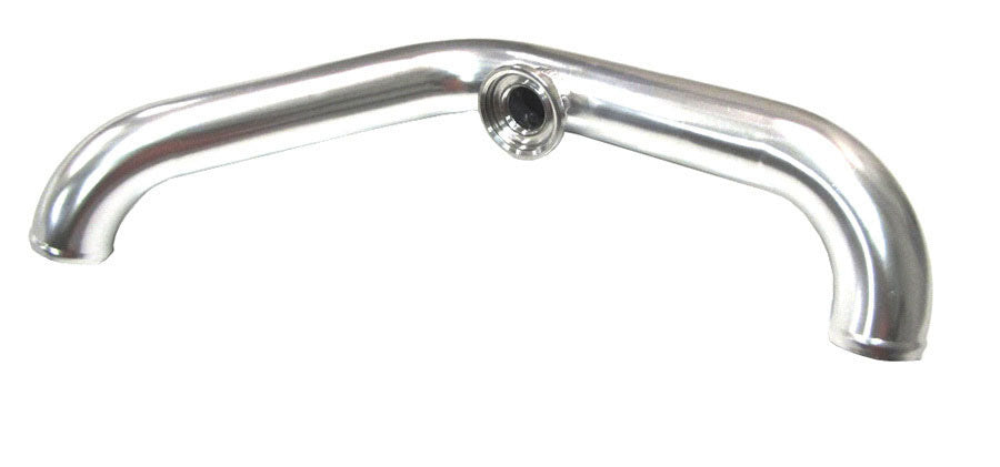 Desempenho ISR - Hotpipe do intercooler com flange HKS BOV - Nissan S13 SR20 (IS-22501-H)