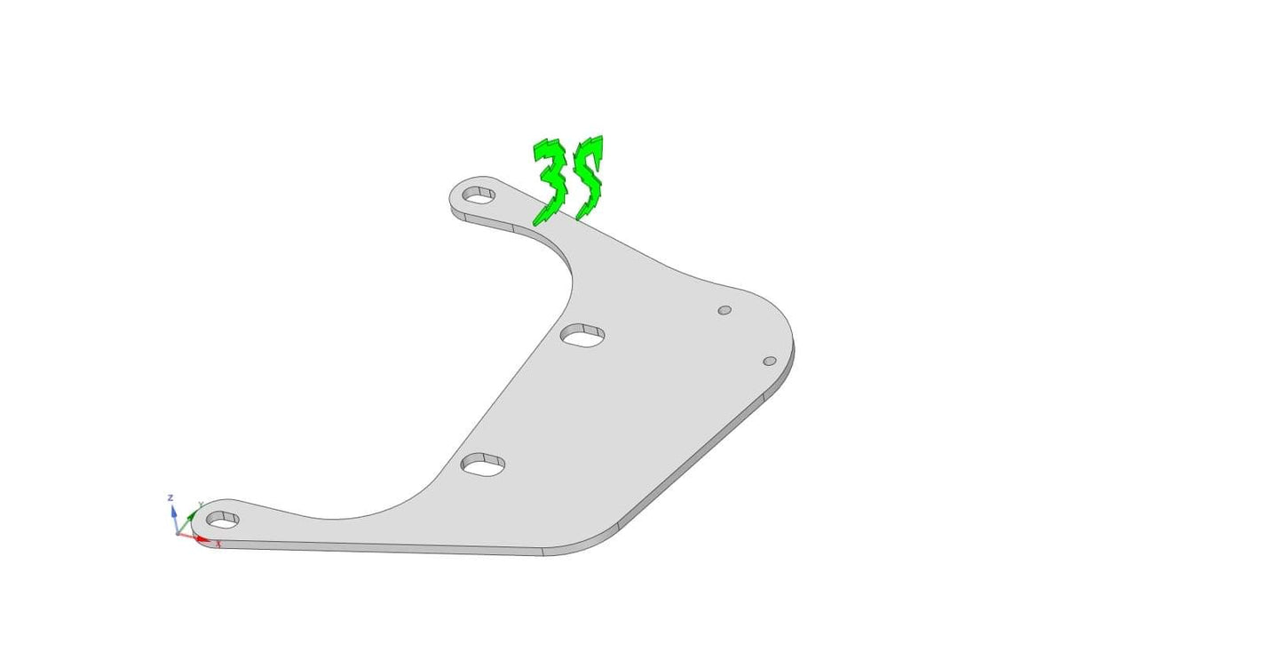 3s - C5 / C6 Corvette Universal Handbrake Mount