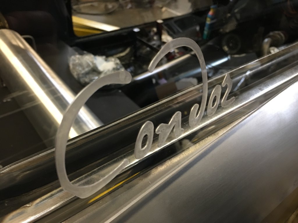 Speed Shop Condor - Pára-brisa traseiro em policarbonato-E21
