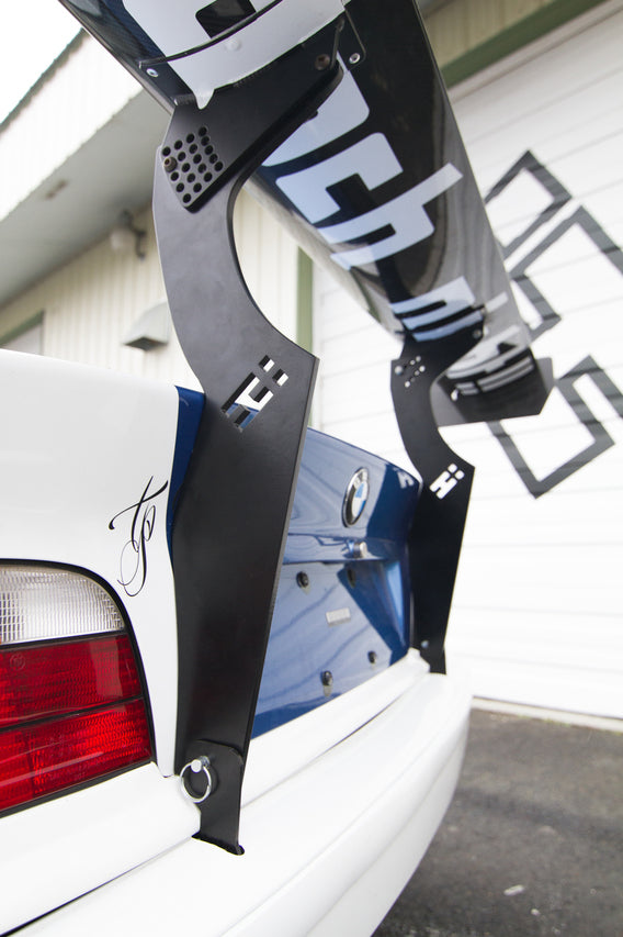 HARD Motorsport - BMW E36 Coupe Chassis-Mount Spoiler Upright Kit (E36UPRIGHT2D)