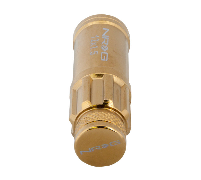 NRG - 700 SERIES "STEEL" LUG NUTS W/ DUST CAP COVER 5 LUG SETS (21 PIECES) INCL LOCK & LOCK SOCKET
