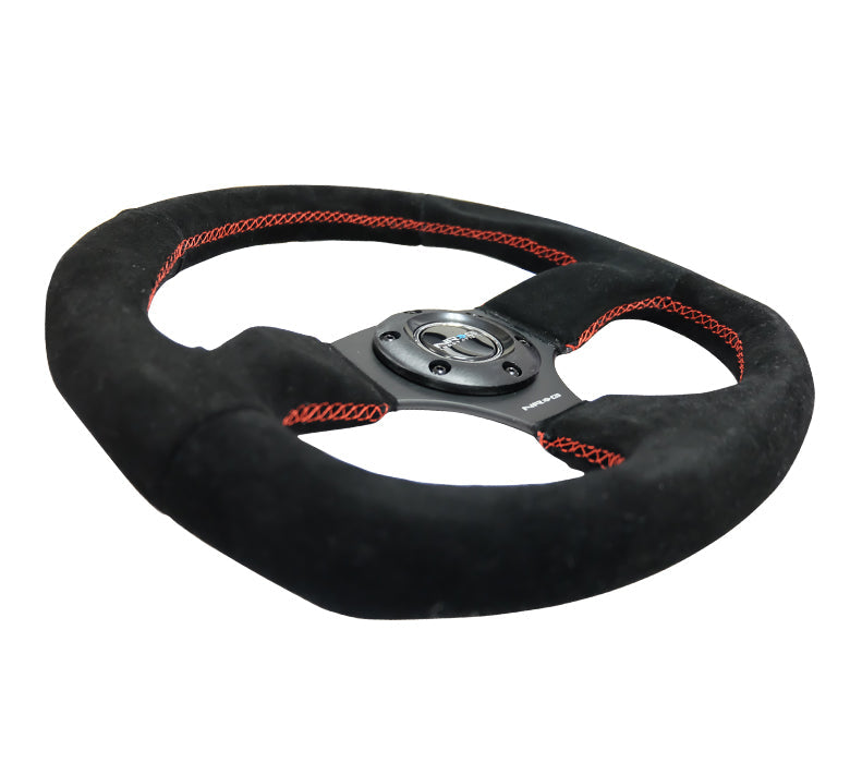 NRG - NEW AGE SPORT STEERING WHEEL REINFORCED VERSION FLAT BOTTOM DESIGN