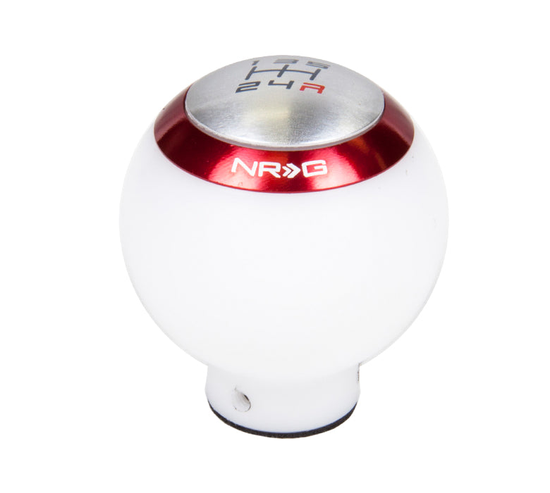 NRG - POMO DE CAMBIO ESTILO TIPO BOLA CON 4 ANILLOS INTERCAMBIABLES