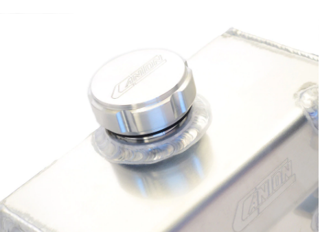 Canton - Aluminum Coolant Cap Billet Scalloped Style Mustang 2015 and Newer