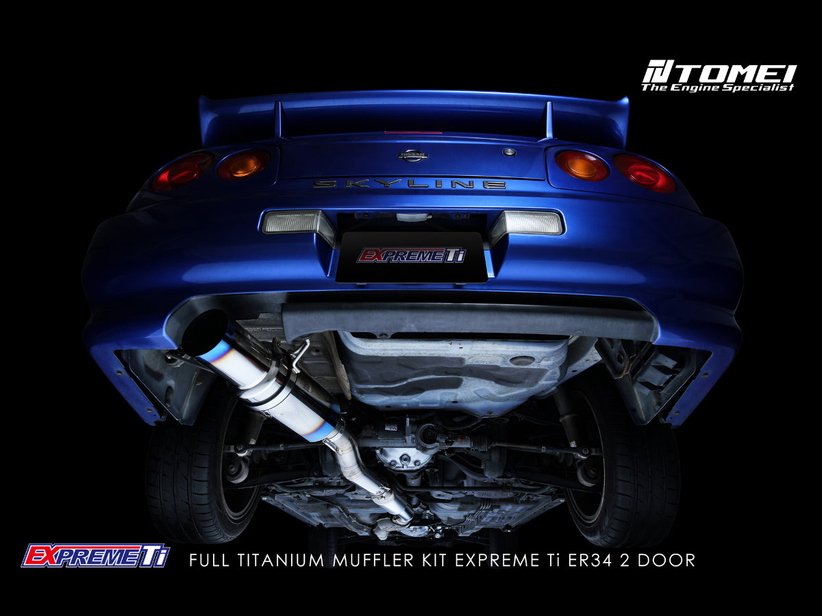 Tomei _ Expreme Titanium Exhaust ER34 Skyline 25GT