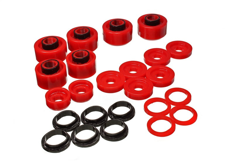 Energy Suspension 05-07 Ford F250/F350 2/4WD Juego de montaje de carrocería roja