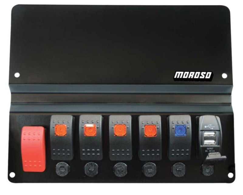 Moroso BMW E46 Dash Block Off Plate con interruptores