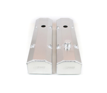 Canton - Valve Covers Small Block Chevy Fab Aluminum With Fill & PCV Ports