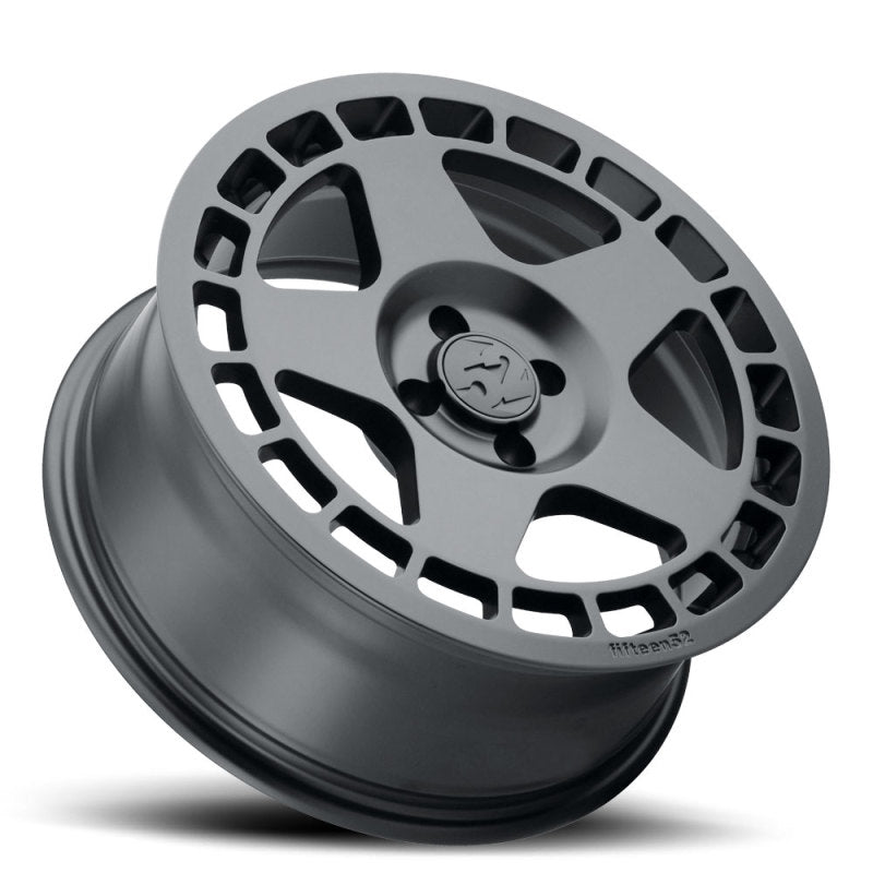 quinze52 Turbomac 17x7.5 4x108 42mm ET 63.4mm Furo Central Asfalto Roda Preta