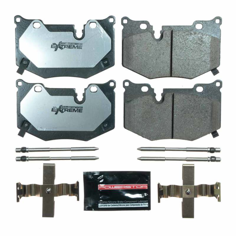Power Stop 2020 Chevrolet Corvette C8 Z51 Rear Z26 Extreme Street Pastillas de freno con hardware