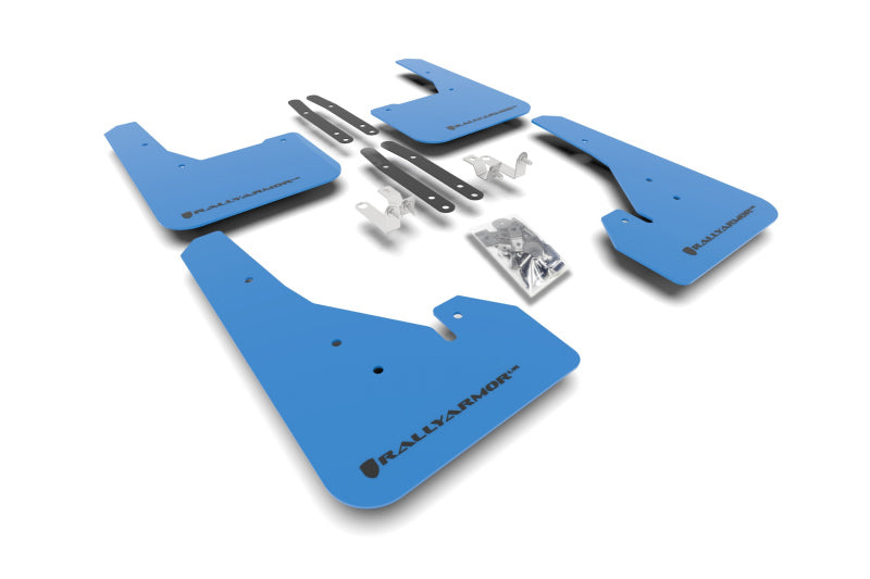 Rally Armor 18-25 Toyota Corolla Hatchback Blue UR Mud Flap Black Logo