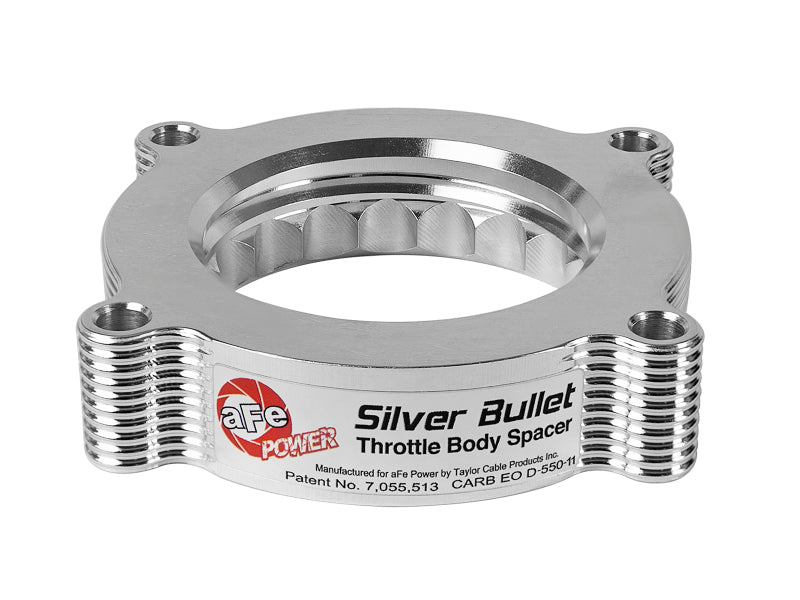 aFe Silver Bullet Espaciadores del cuerpo del acelerador TBS Ford F-150 Raptor 10-12 V8-6.2L