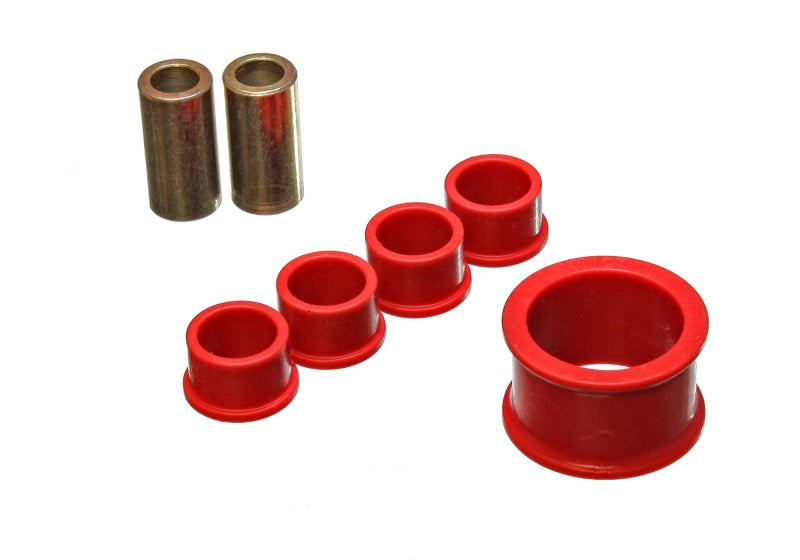 Energy Suspension 02-09 Nissan 350Z / 03-07 Infiniti G35 Coupe Conjunto de buchas de cremalheira e pinhão vermelho
