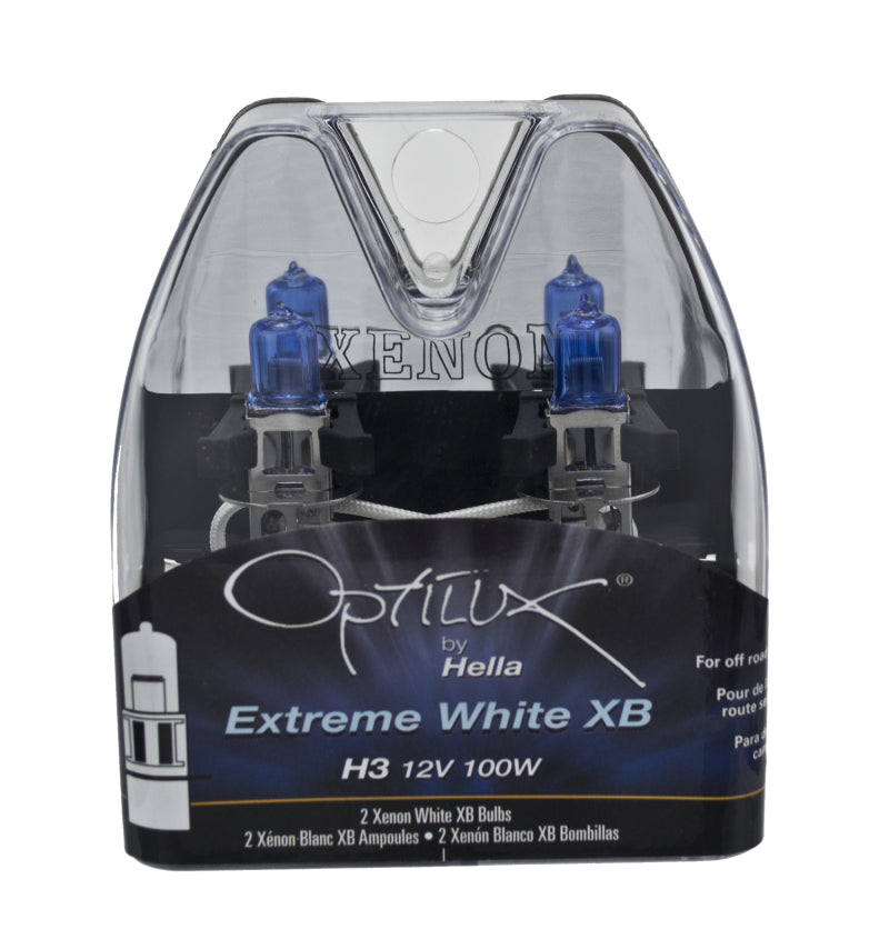 Bombilla Hella Optilux H3 12V / 100W Xenon Blanco XB
