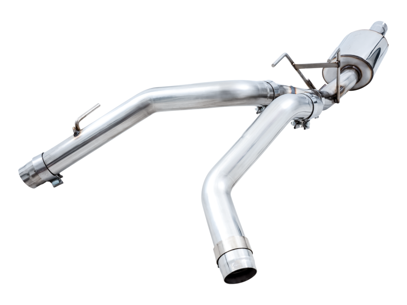 AWE Tuning 09-18 RAM 1500 5.7L (com recortes) 0FG Dupla saída traseira Cat-Back Exhaust - Diamond Black Tips