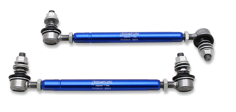 SuperPro 2001 Toyota Highlander Limited Front HD Conjunto de elos ajustáveis (Picos de 12 mm 254 mm-305 mm)