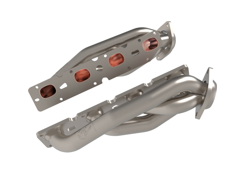 aFe Twisted Steel 11-21 Jeep Grand Cherokee (WK2) 5.7L V8 Cabeceras - Titanio (revestimiento cerámico)