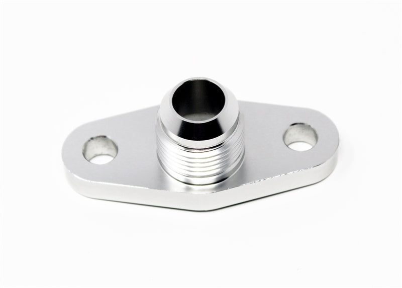 Flange de drenagem de óleo de compensação de tarugo de solução de torque com flange -10AN integrado: T3/T4 e PTE/Borg Turbo