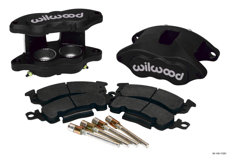 Kit de pinça frontal Wilwood D52 - Cinza Tipo III Ano 2,00 / 2,00 pol. Pistão 1,04 pol. Rotor