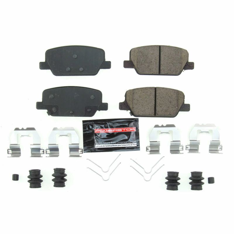 Power Stop 2019 Hyundai Santa Fe Rear Z23 Evolution Sport Pastillas de freno con hardware