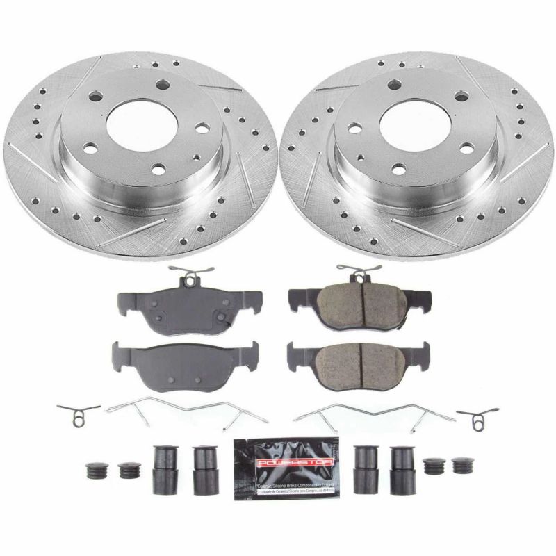 Kit de freio esportivo Power Stop 2019 Mazda 3 traseiro Z23 Evolution