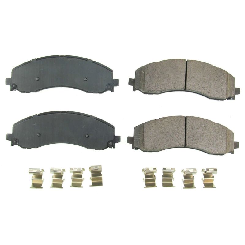 Power Stop 2019 Ram 2500 Front Z17 Evolution Pastillas de freno de cerámica con hardware