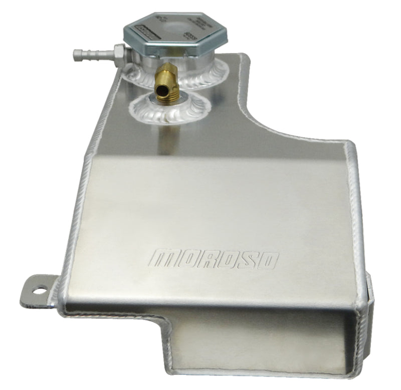 Moroso 01-06 BMW E46 M3 Tanque de expansión de refrigerante - Reemplazo directo atornillado