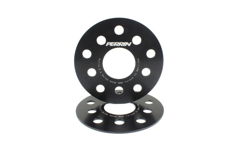 Perrin Subaru 5x114.3/5x100 Espaciadores de rueda deslizantes de 3 mm - con cubos de 56 mm (sin pernos)
