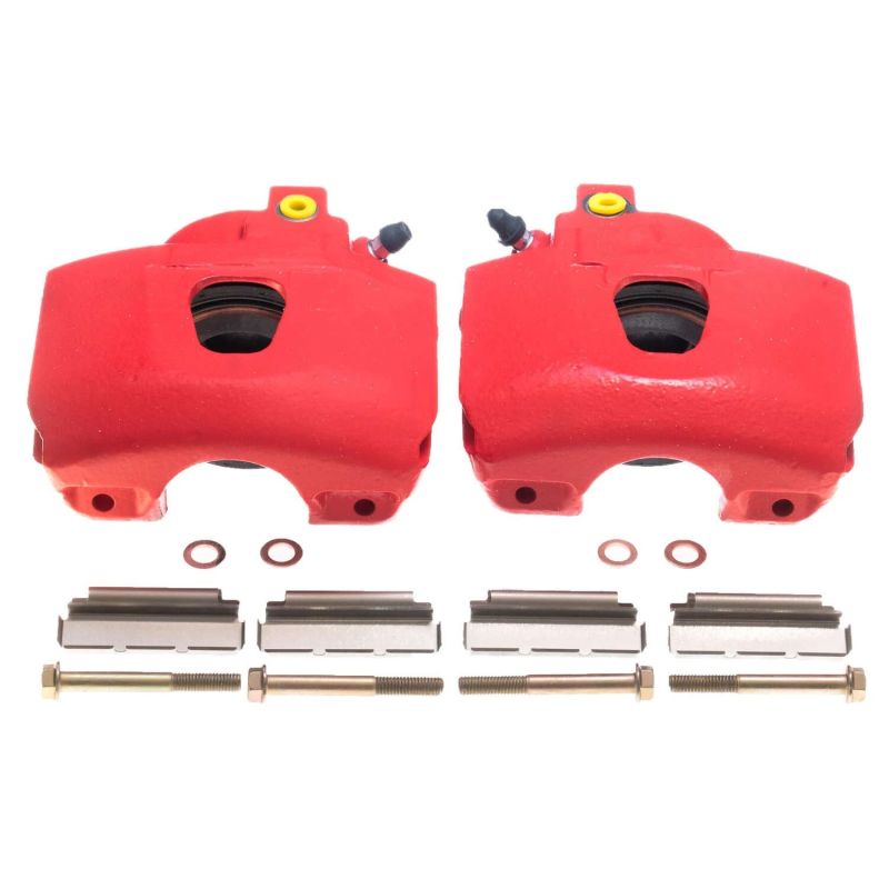 Pinzas delanteras rojas Power Stop 94-96 Ford Bronco - Par