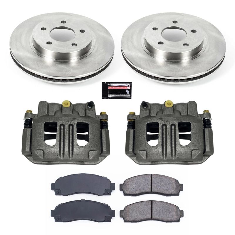 Power Stop 05-06 Chevrolet Equinox Juego de frenos delanteros especiales para automóviles con pinzas