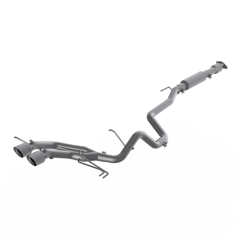 MBRP 13-18 Hyundai Veloster Turbo 4.0in OD Puntas Dual Outlet 2-1/2in AL Cat Back