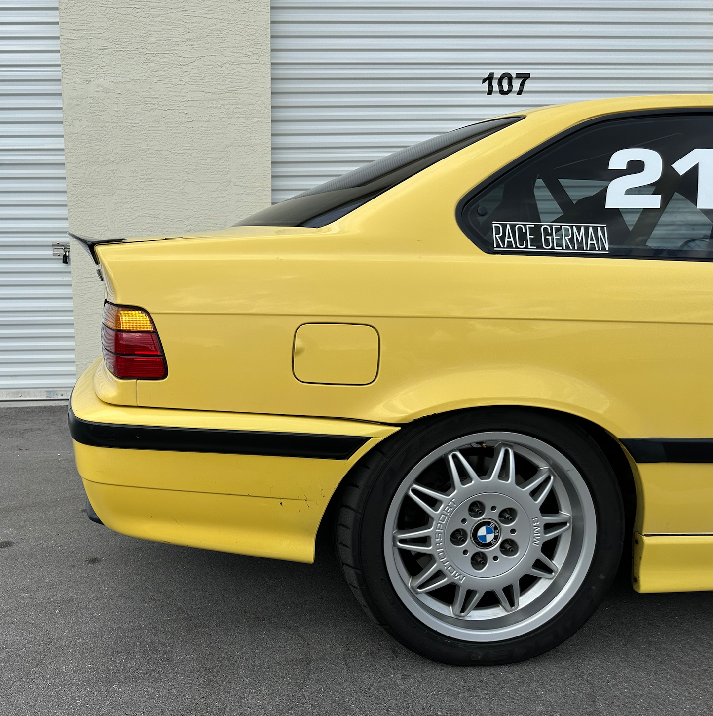 Race German - E36 Ducktail Trunk Spoiler