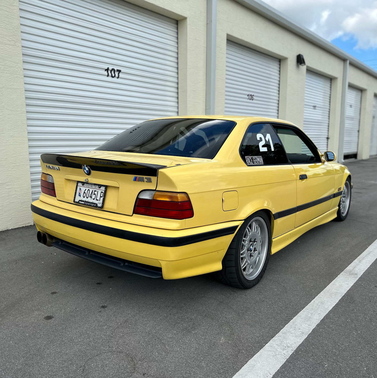 Race German - E36 Ducktail Trunk Spoiler