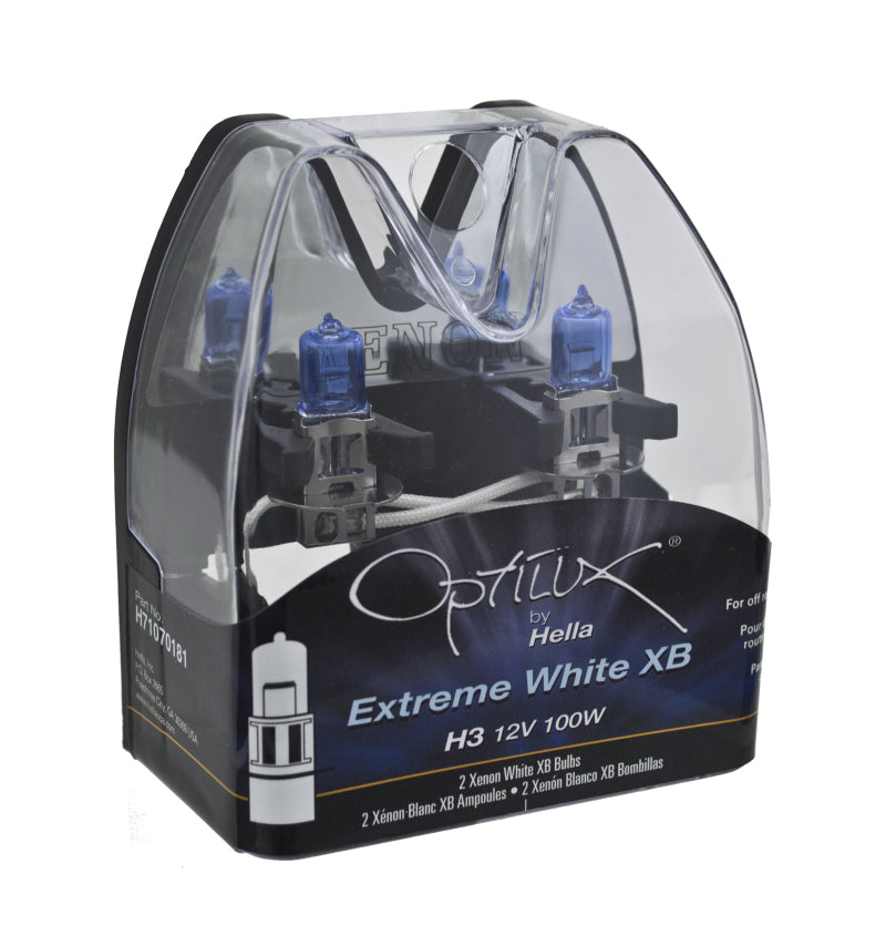 Bombilla Hella Optilux H3 12V / 100W Xenon Blanco XB