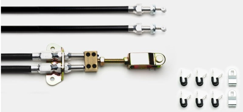 Kit de cable de freno de estacionamiento universal Wilwood Freno de estacionamiento combinado de disco/tambor y MC4 con horquilla