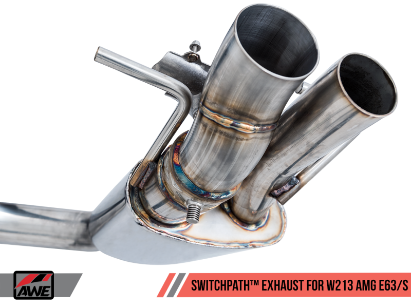 Sistema de escape AWE Tuning Mercedes-Benz W213 AMG E63/S Sedan/Wagon SwitchPath - para carros DPE
