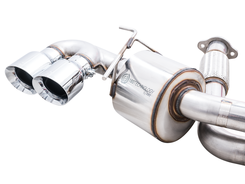 Escape AWE Tuning 2020 Chevrolet Corvette (C8) Touring Edition - Quad Chrome Silver Tips