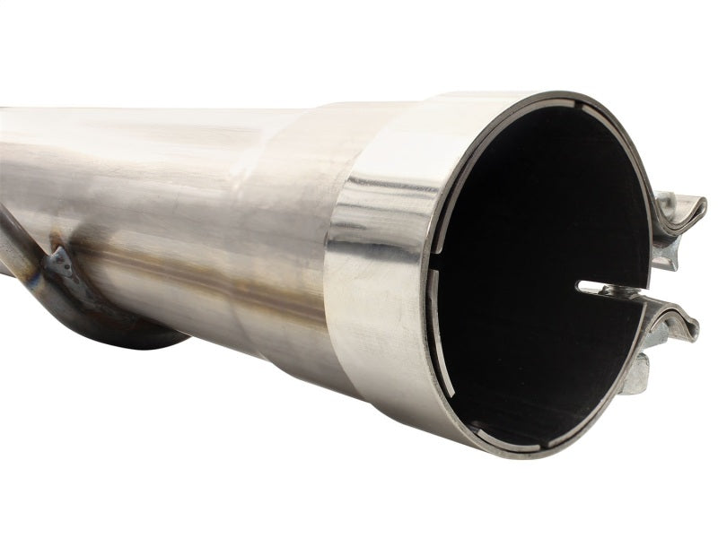 Escape MACHForce XP 3in-3.5in SS Single Side Ext CB w/ Polish Tip 99-04 Ford F-250 V8 5.4L/6.8L