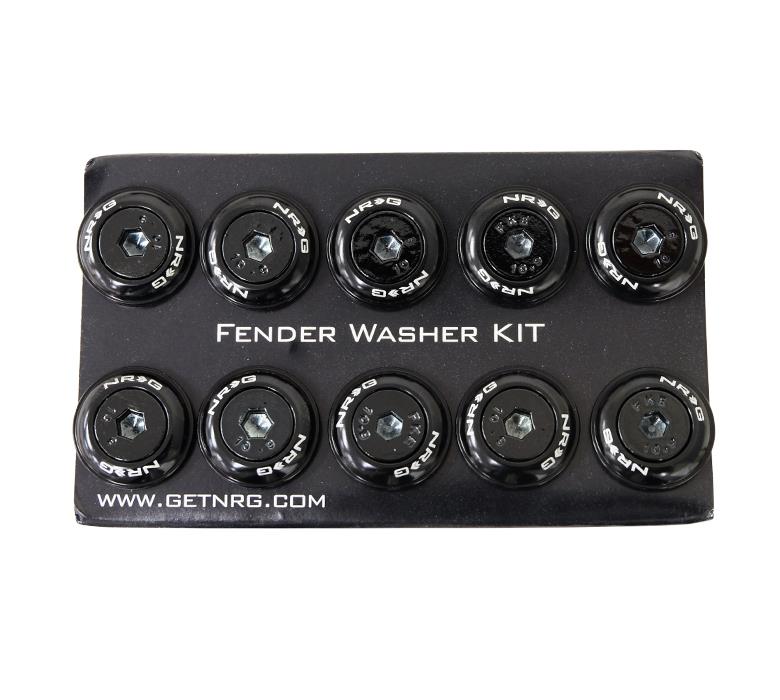 NRG - FENDER WASHER KIT; RIVETS FOR PLASTIC; COLOR MATCHED; SET OF 10