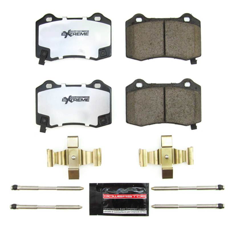 Power Stop 18-21 Jeep Grand Cherokee Rear Z26 Extreme Street Pastillas de freno con hardware