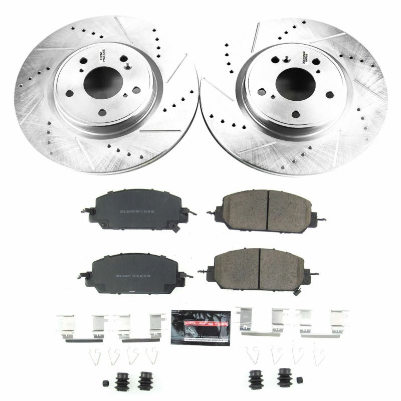 Power Stop 17-18 Honda CR-V Delantero Z23 Evolution Sport Kit de Frenos