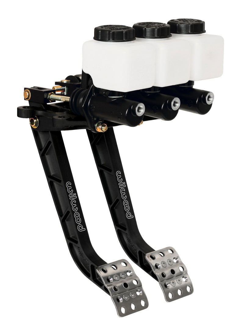 Pedal doble ajustable Wilwood - Freno/embrague - Montaje oscilante inverso - 6.25:1