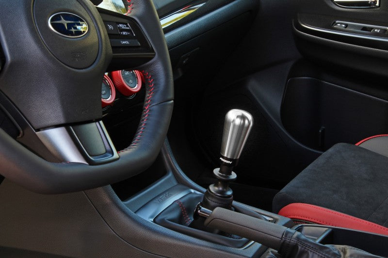 Perrin 15-22 Subaru WRX 1.8in. Perilla de cambio cónica SS (con fijación de traqueteo) - Cepillada