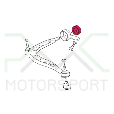 PMC Motorsport - Eccentric Bushings (Mounts) for Front Lower Control Arm Rear Position for BMW E30 E36 - Uniball