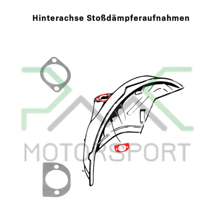 PMC Motorsport - Rear Chassis / Subframe Reinforcement Kit BMW E30 (BRE30)